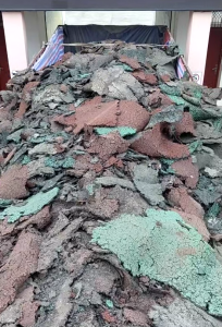 出售透气性橡胶跑道废料