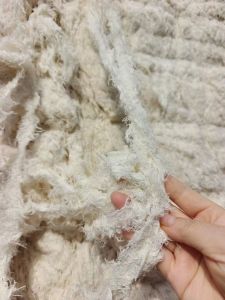 长期出售环锭纺下来的纯棉布边纱，货在新疆喀什
