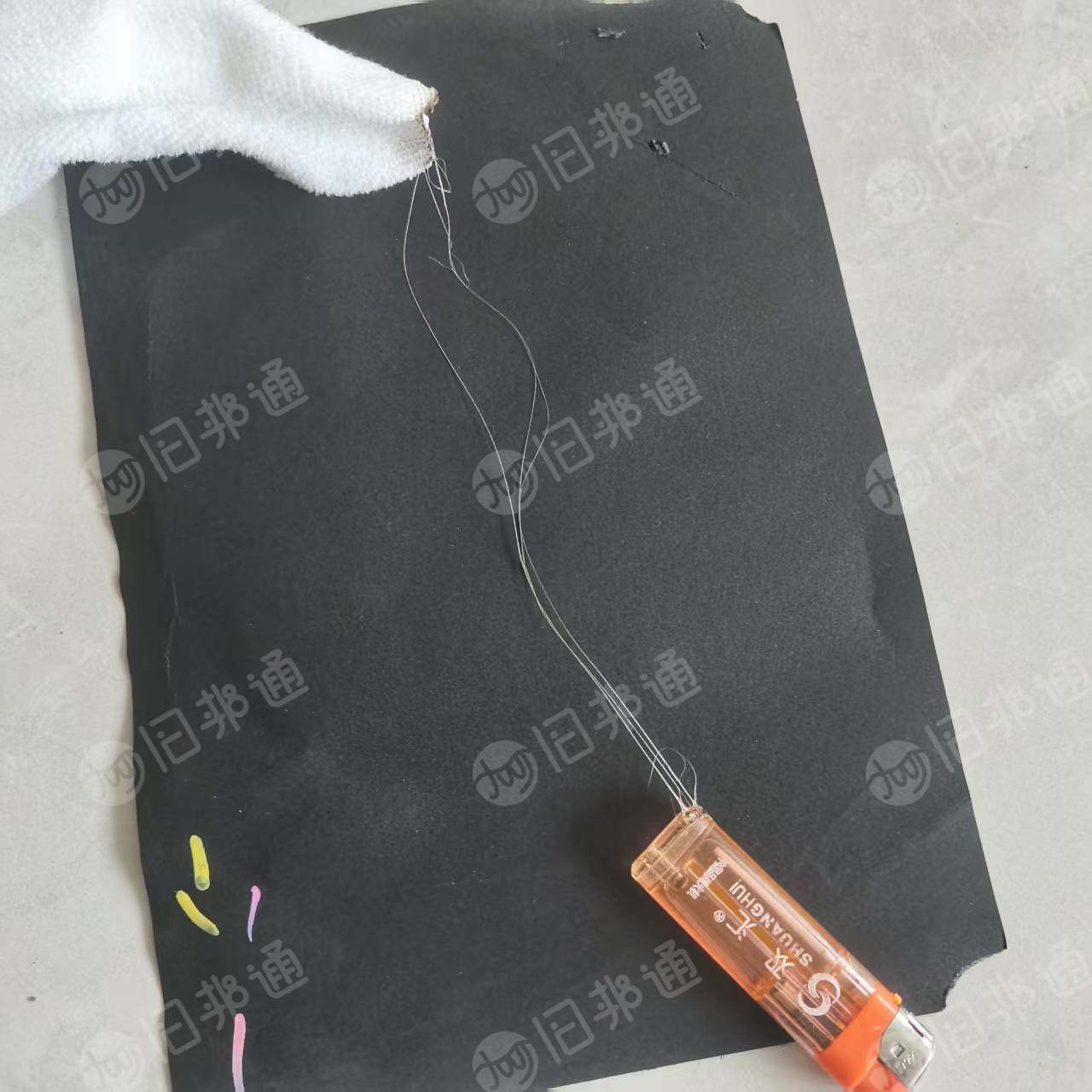 长期出售白色涤纶针织布,纯白的,拉丝很好的,干的,每个月有50多吨,货在河北保定