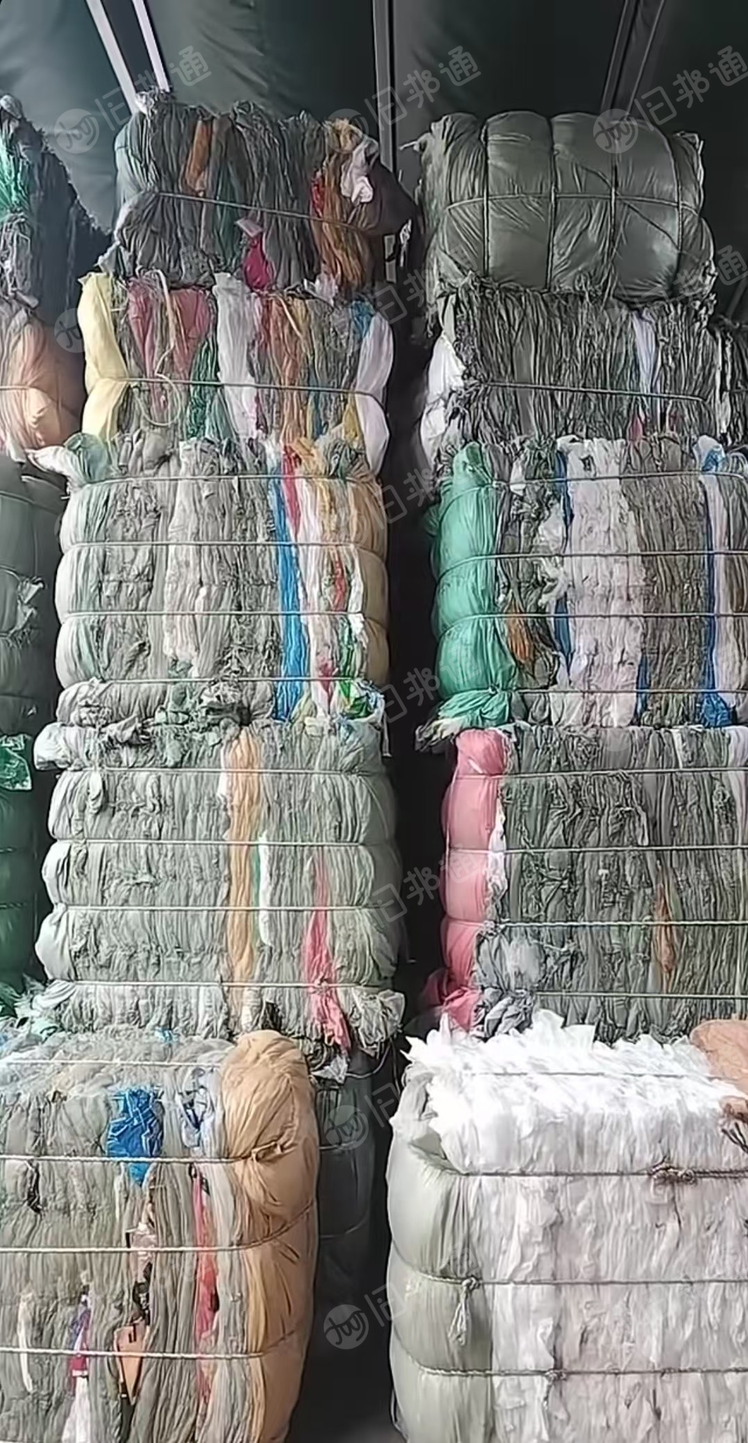 长期出售干造编织袋压包料，现货20多吨