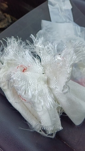 出售涤纶废布，现货200吨
