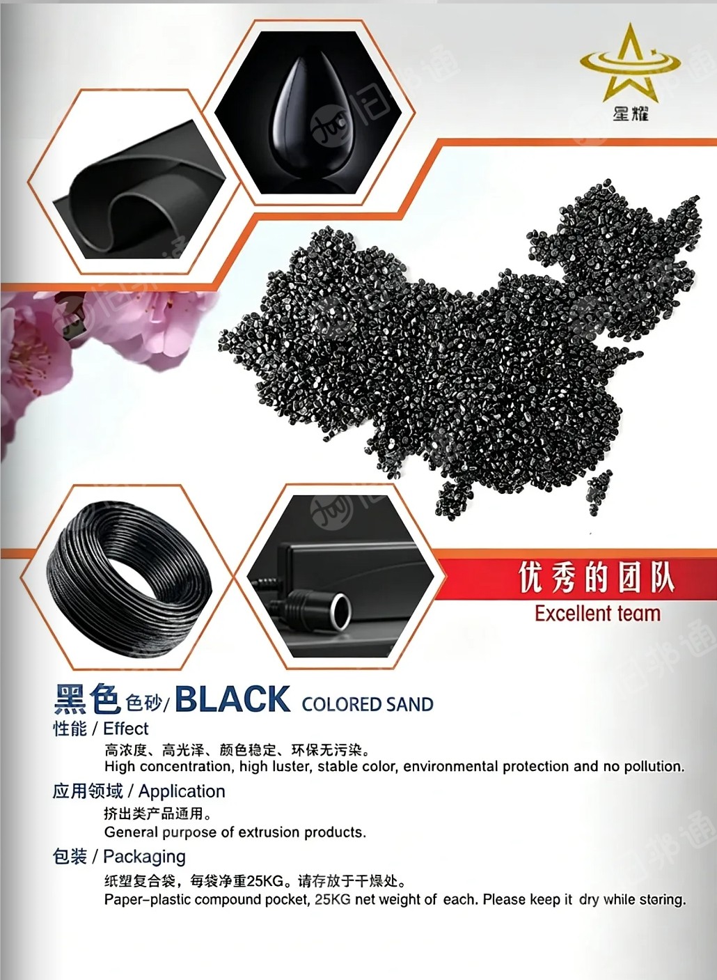 厂家出售黑色母粒,长期有货