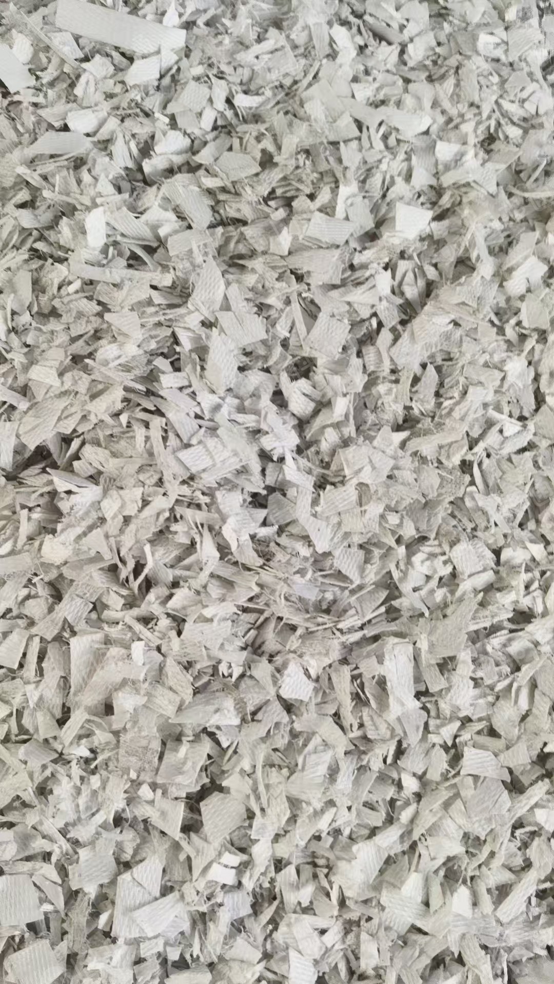 长期出售全漂pp打包带破碎料，乳白和水泥灰混一起破碎料，现货十几吨