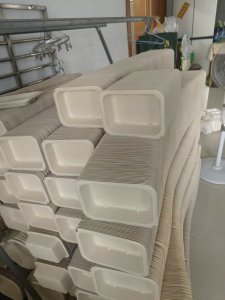 长期出售甘蔗纸浆的餐盒纸废料