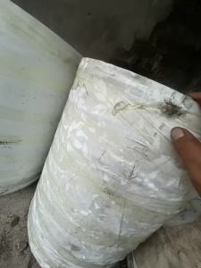 出售一级白中性pvc壁纸卷料，高70.直径55，现货10吨