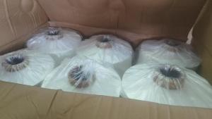 出售300/96半消光低弹无网丝，涤纶丝，双A，一个批号，现货有1000箱，货在浙江嘉兴