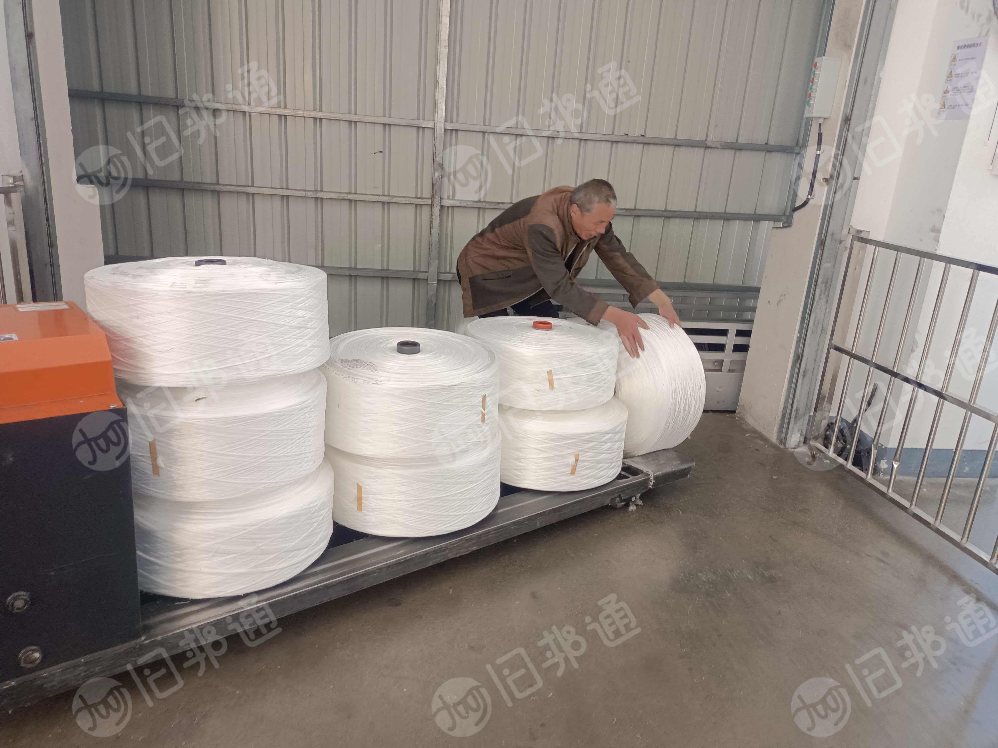 长期出售涤纶打绳丝，涤纶弹丝，现货有一挂车，在江苏苏州