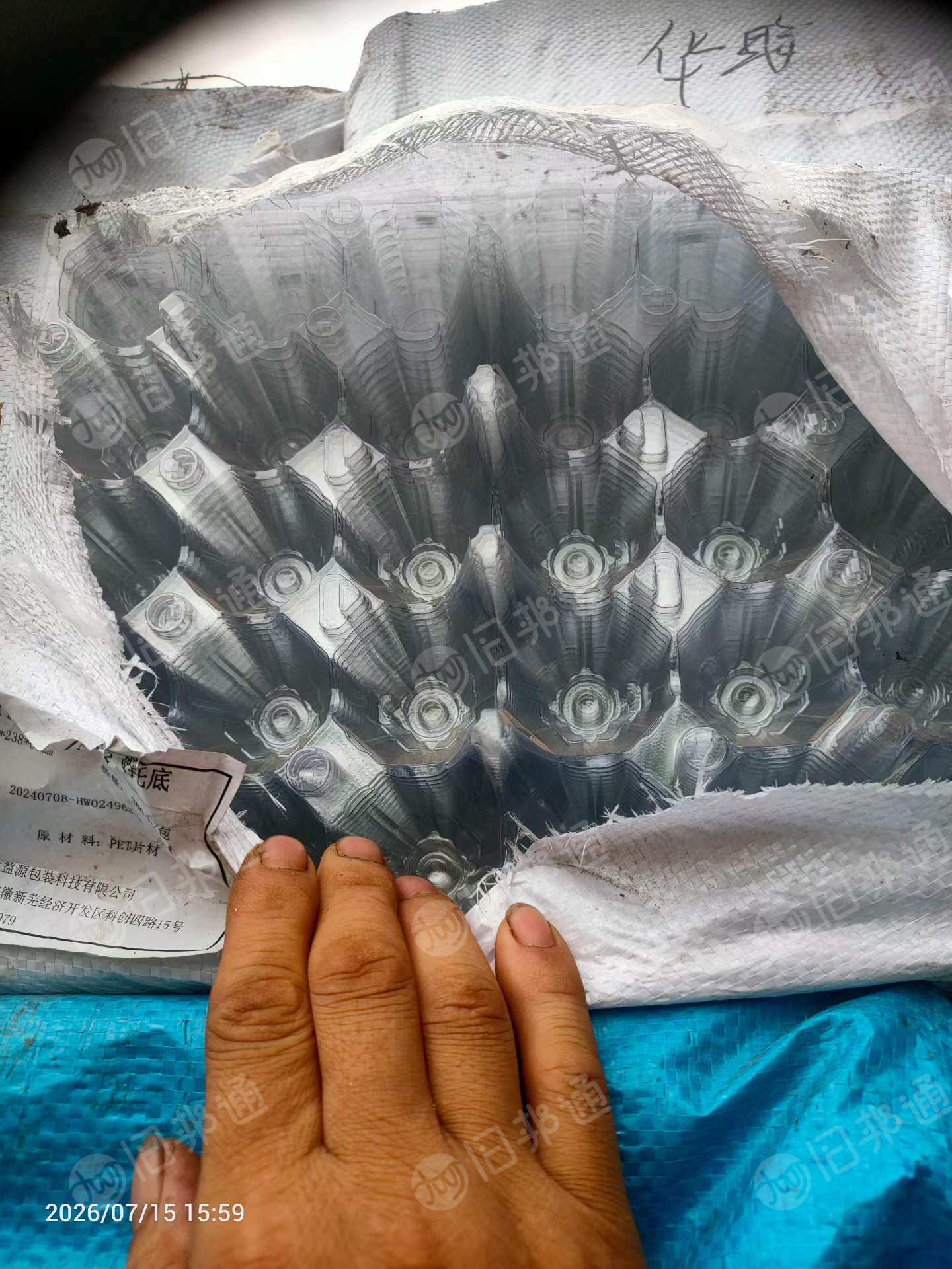 出售PET鸡蛋托，现货几吨