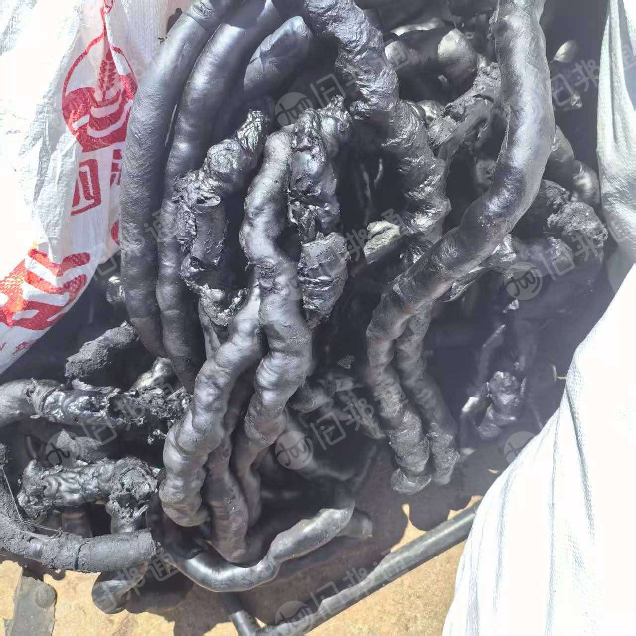 出售矿机黑色废胶条