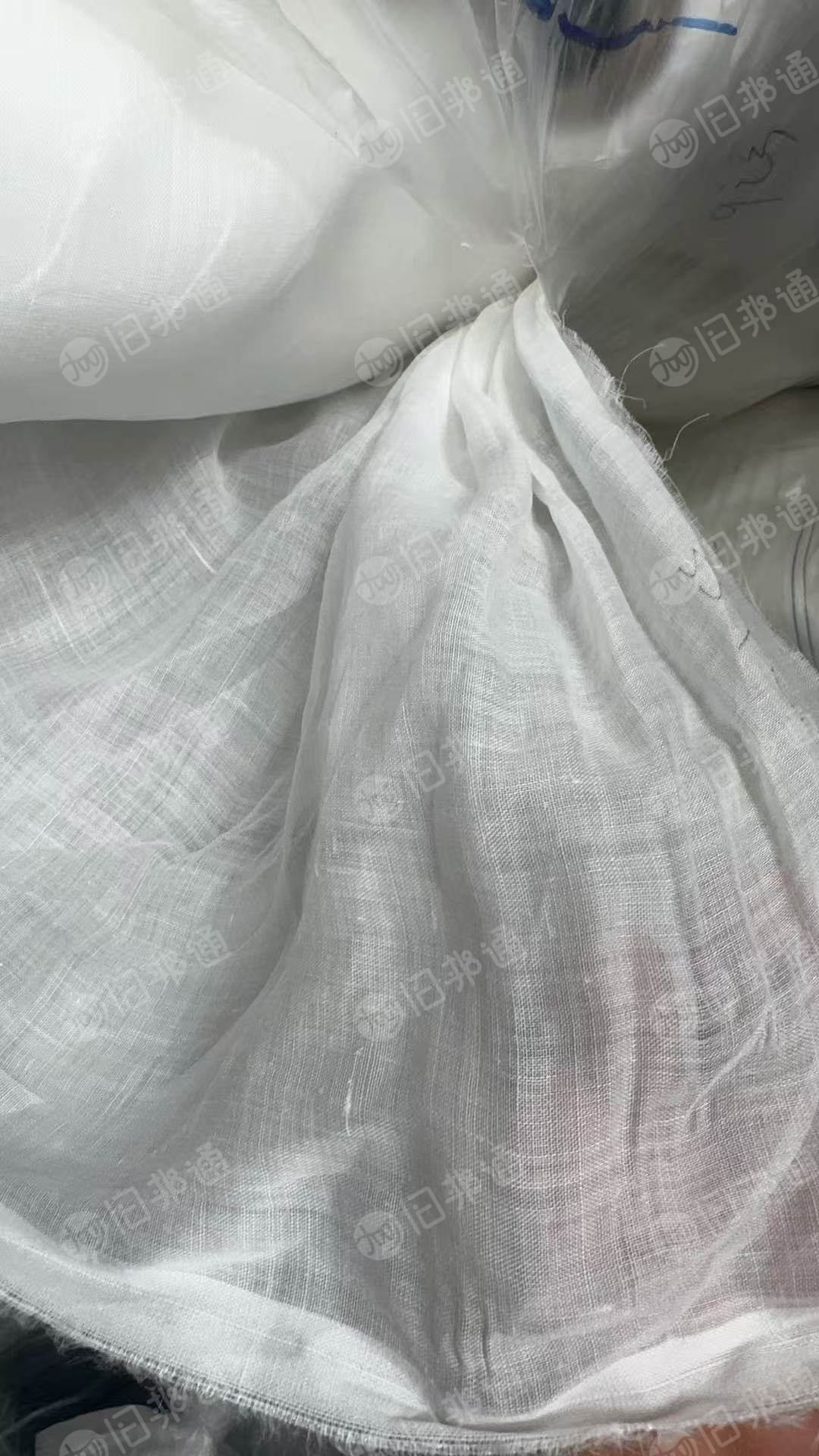 长期求购白色纯苎麻100，60，42支的半漂零头布，纯苎麻库存布，棉麻布，大A一等布二等布都可以