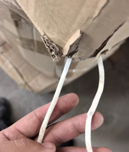 出售N95口罩材料，260-25熔喷布，库存无纺布，库存耳带绳，口罩绳，货在山东潍坊