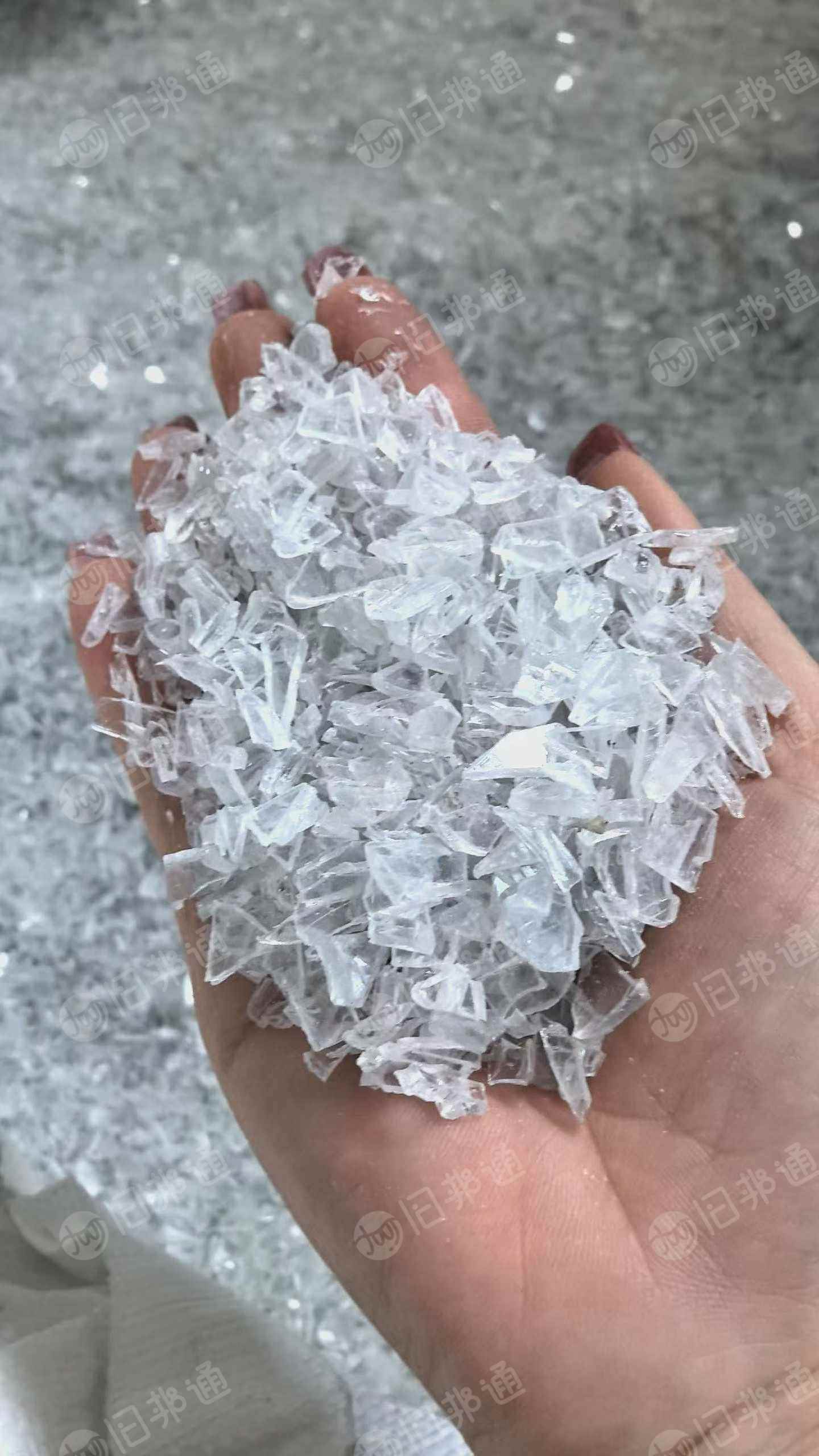 长期出售透明pet瓶胚破碎料