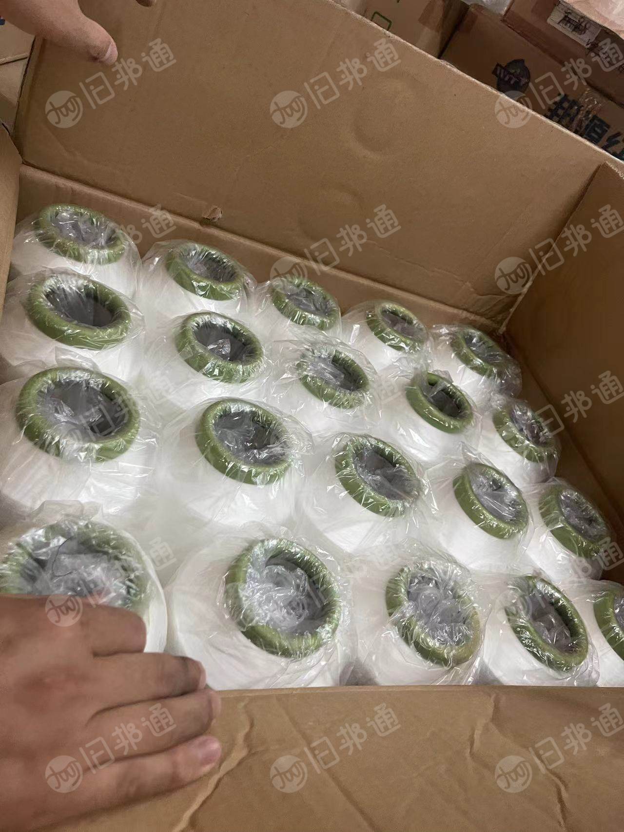 现货处理一批库存纱线,包覆纱,有整批的也有散的,总的有8吨左右,货在广东汕头