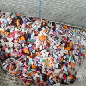 长期出售杂色petg破碎料，现货30吨