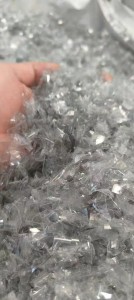 长期出售B极pet吸塑盒破碎料，现货13米一车