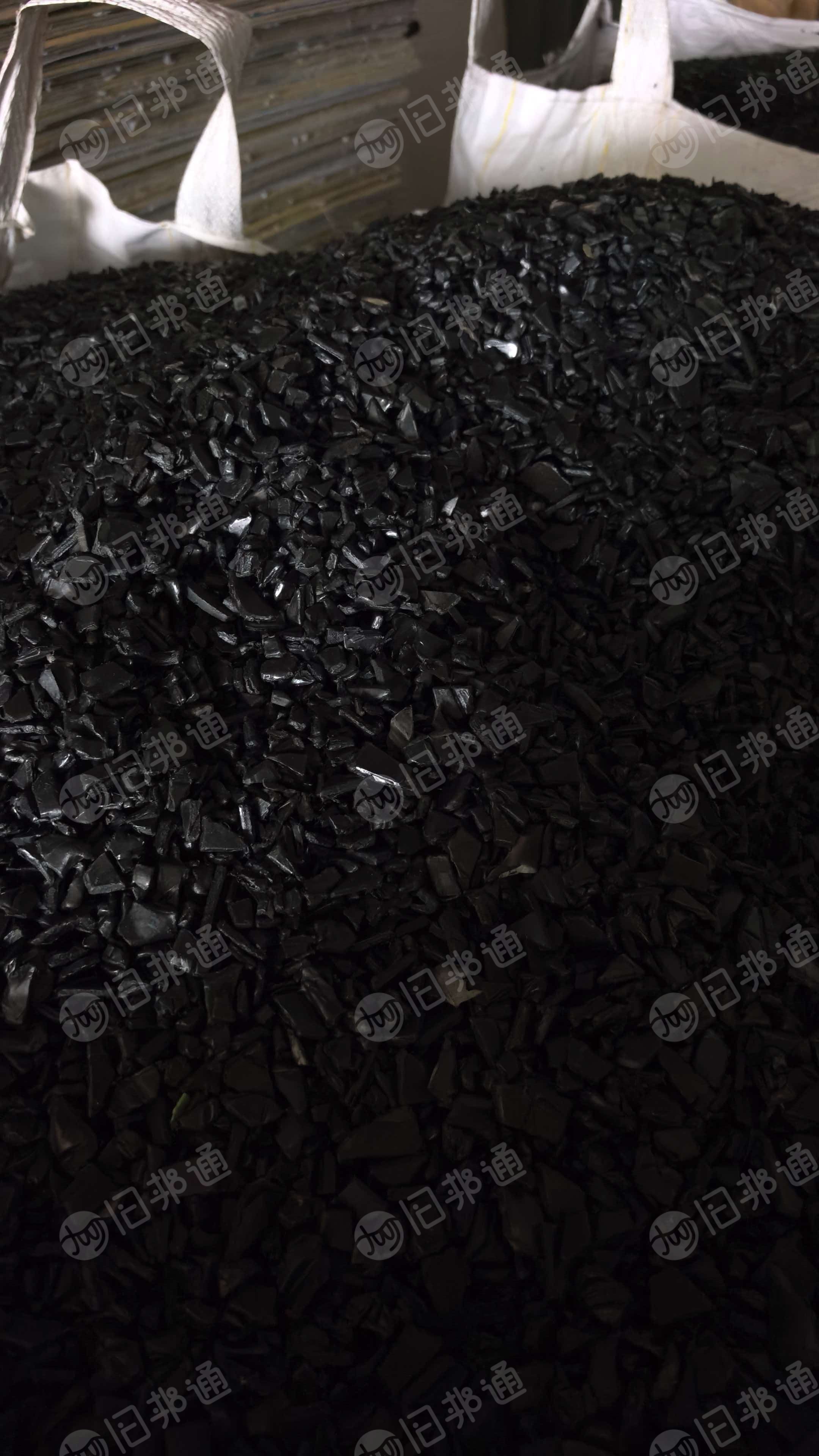 出售黑色PP托盘破碎料，冲击40多个，现货十几吨