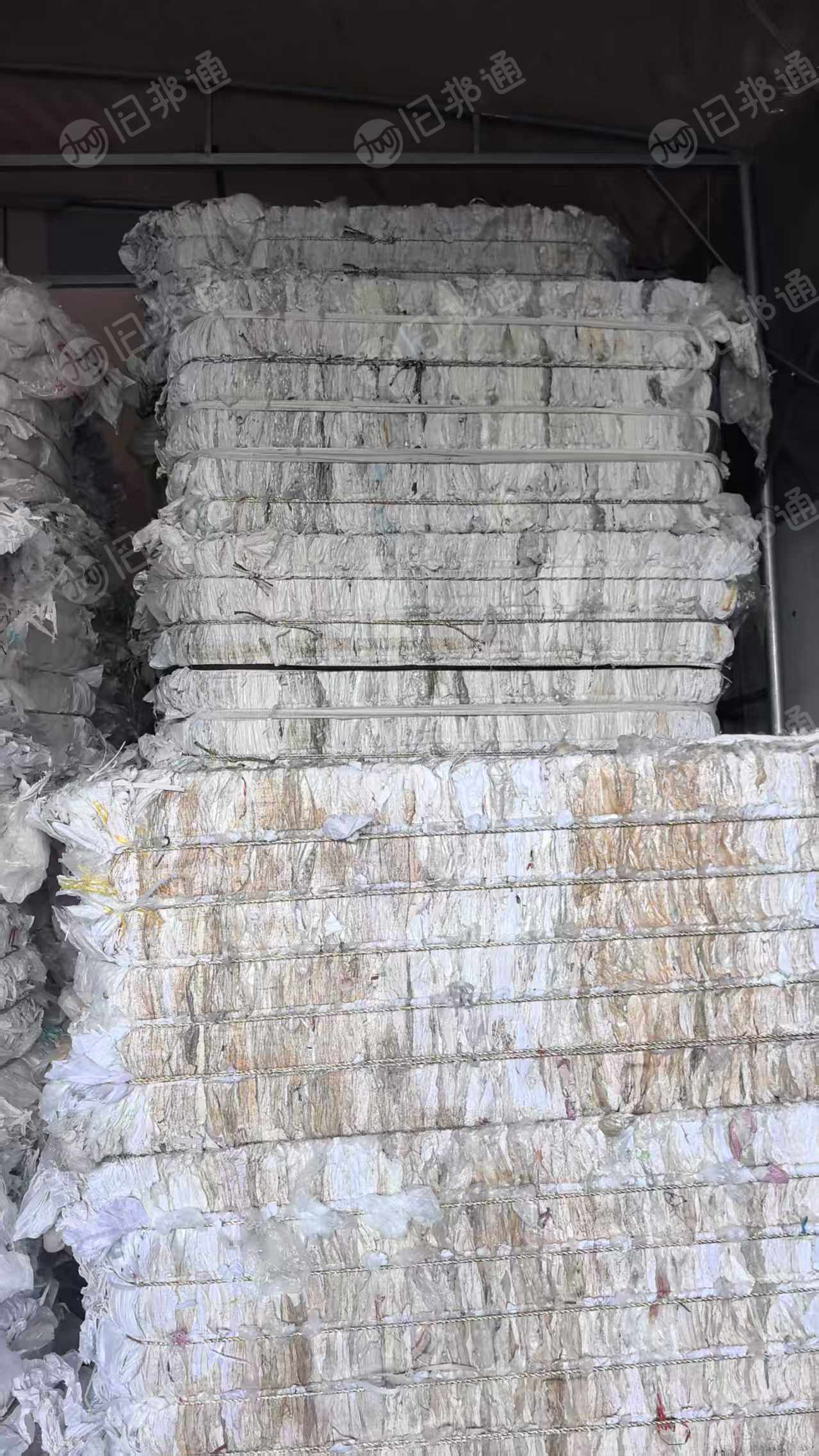 长期出售白色干造编织袋废料，现货20吨左右