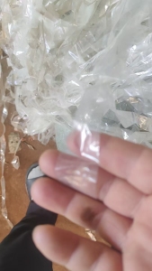 出售PET膜废料，不带胶，现货20吨