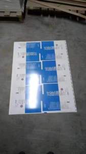 出售印刷错版白卡纸，克重350g，尺寸890*660mm