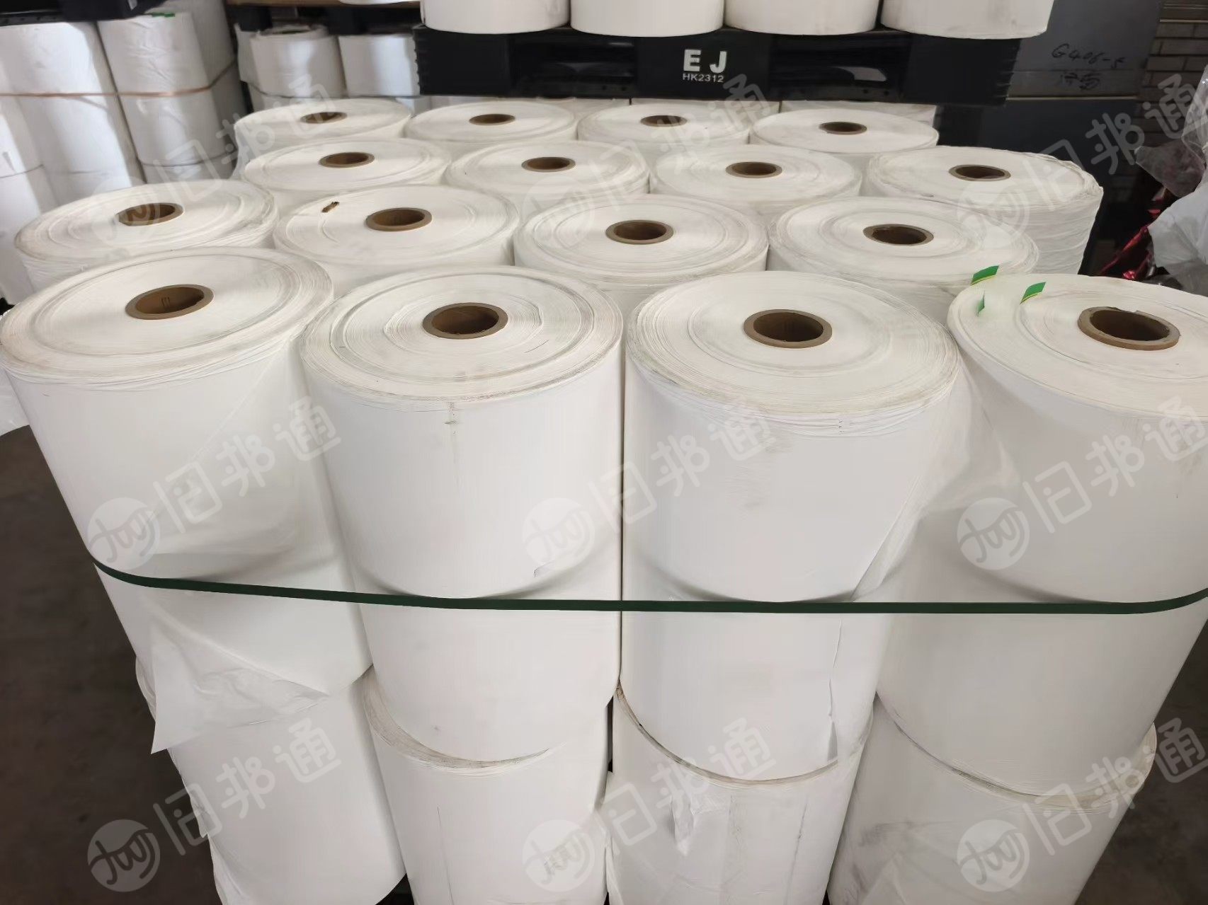 长期出售电池卷膜打绳料，每卷6000米，宽51-54，现货够车