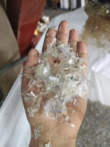 出售透明PET吸塑破碎料，现货一挂车，长期有货