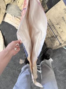 长期出售废牛皮纸塑袋，打包好的