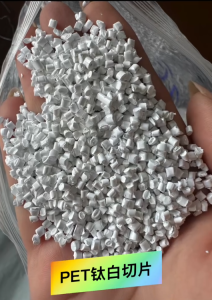出售PET膜切片，PET大厂膜再生钛白切片，粘度0.6左右
