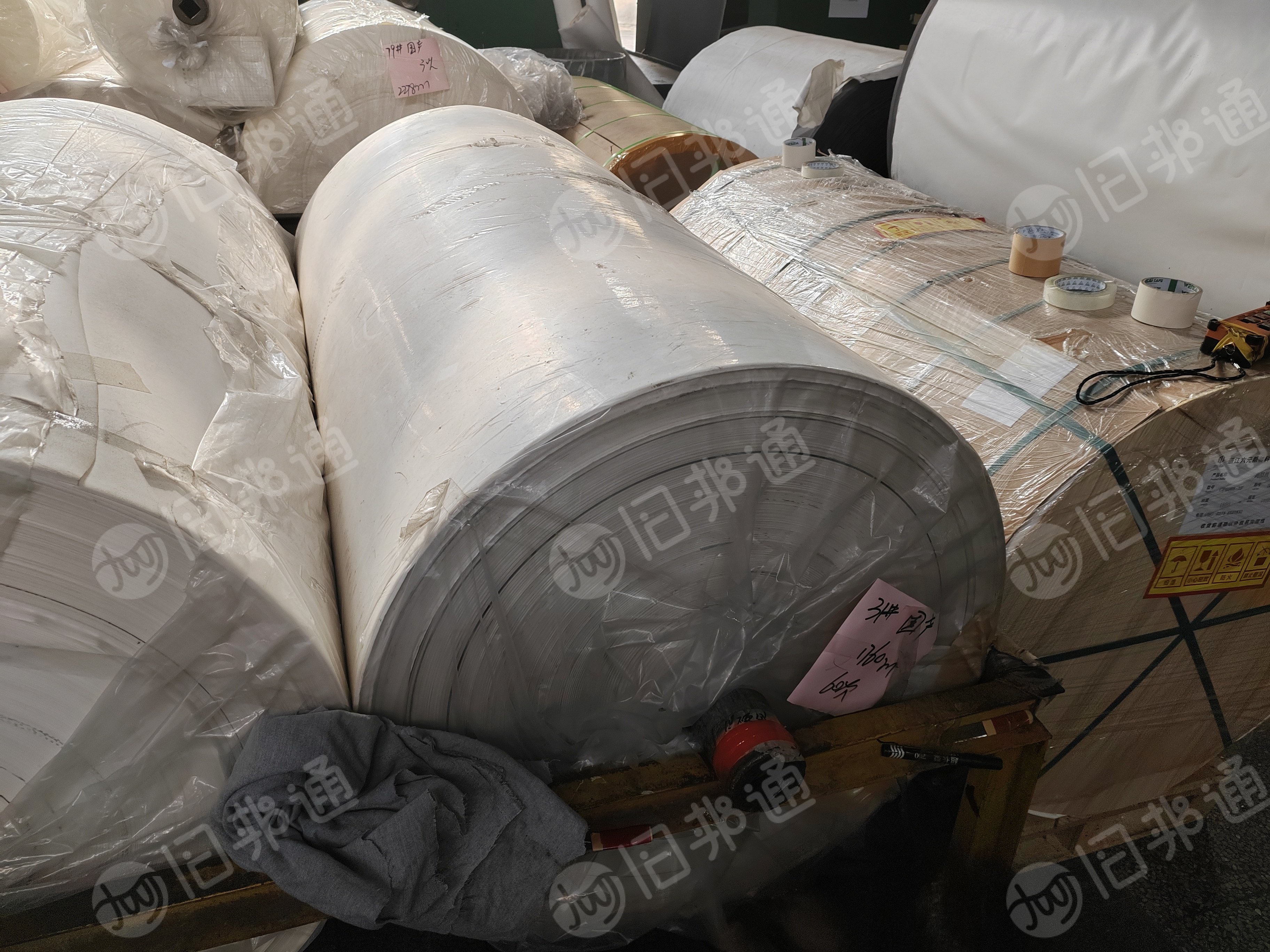 出售一批卷筒离型纸，单面膜