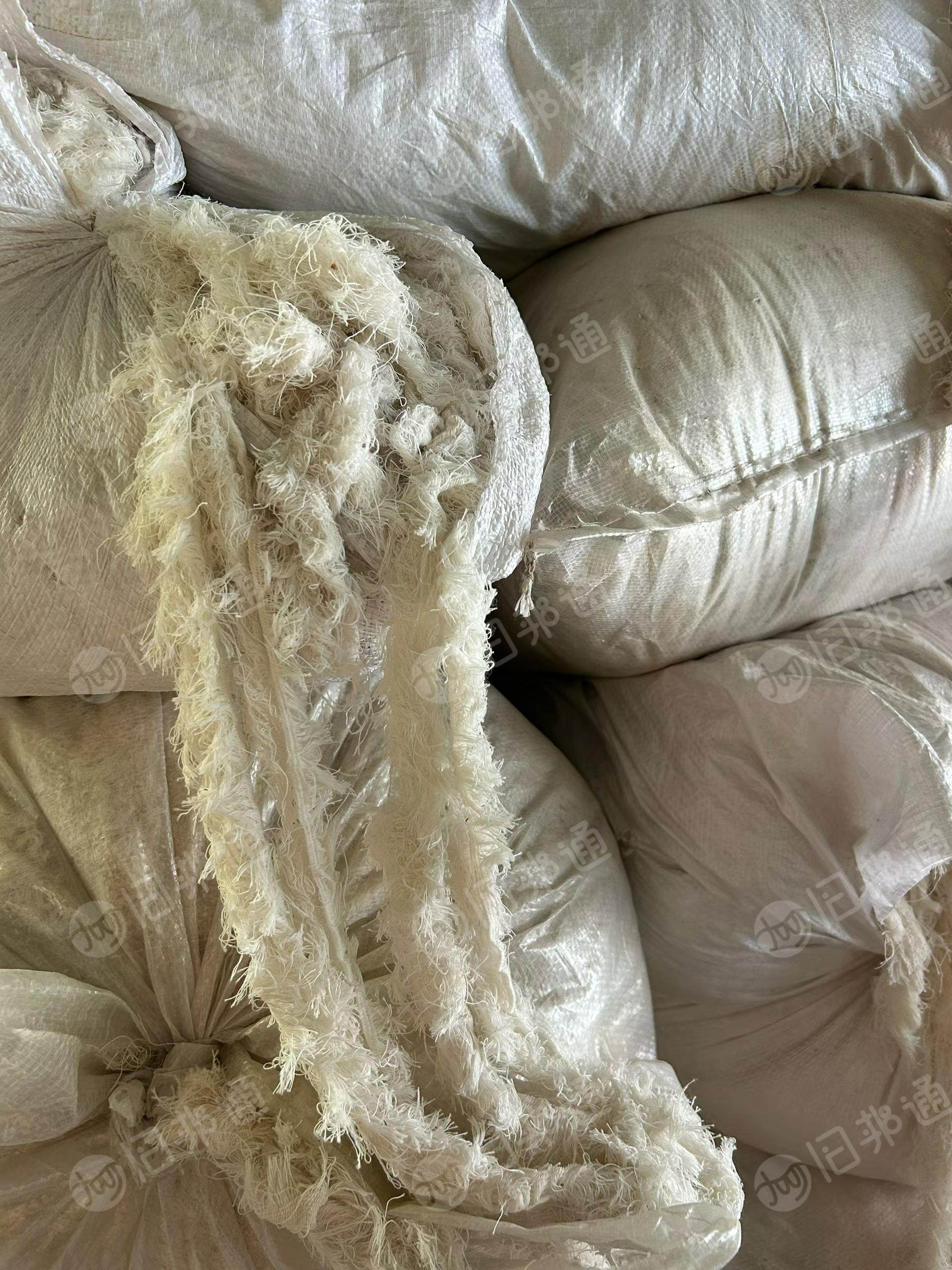 长期出售气流纺下来的涤棉混纺布边，涤棉布边纱，含棉40，现货9.6一车，可纺21支以内，在河北保定