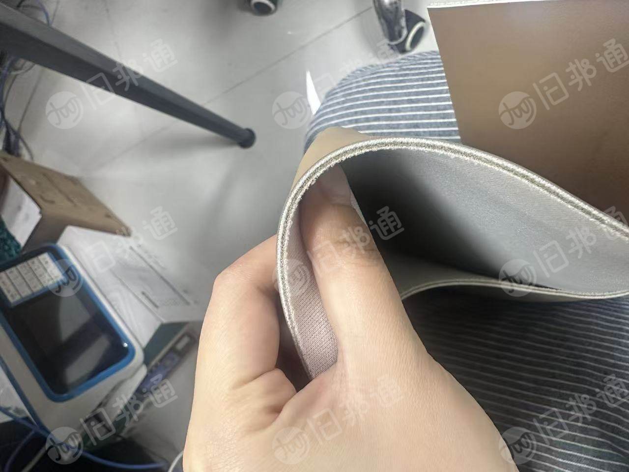 出售PVC汽车内饰海绵革边料，现货够车