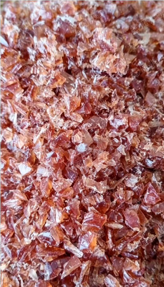 长期出售杂色低温PETG破碎料，供片材用，现货一车，18吨左右