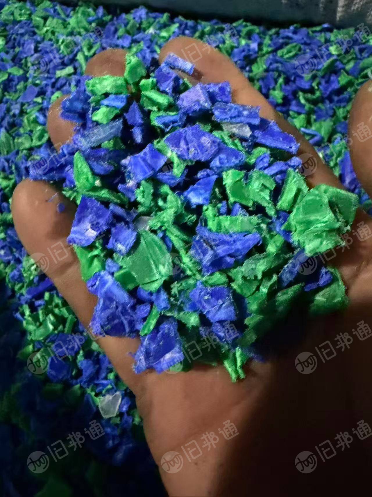 出售杂色一次性PP水口破碎料，原包装全新料，现货50吨