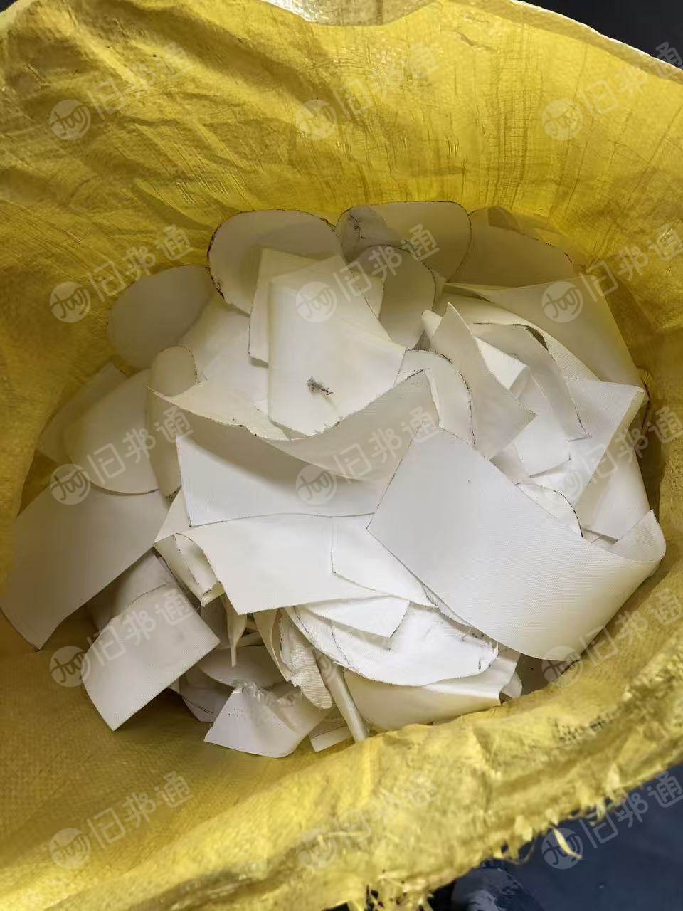 长期出售白色涤纶滤布边角料，涤纶过滤布边料，货在河南洛阳