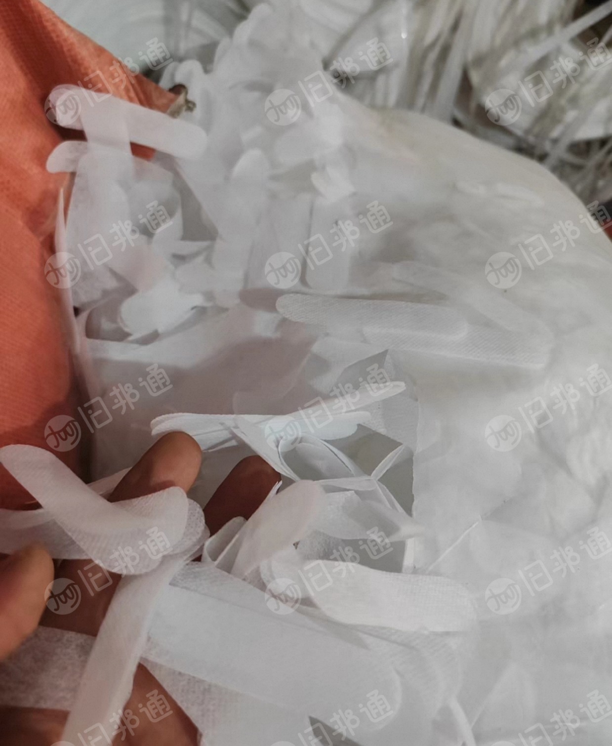 长期出售pp无纺布下脚料，全新未使用过，含钙粉15%