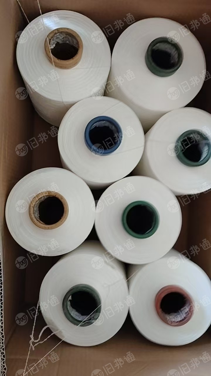 出售涤纶处理丝，涤纶倒筒丝，300D，现货有6吨左右，货在浙江嘉兴