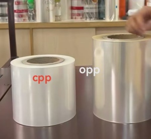 长期出售CPP卷膜（有热封跟热缩）跟OPP卷膜，全新进口料