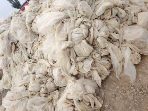 出售地膜废料，现货十几吨