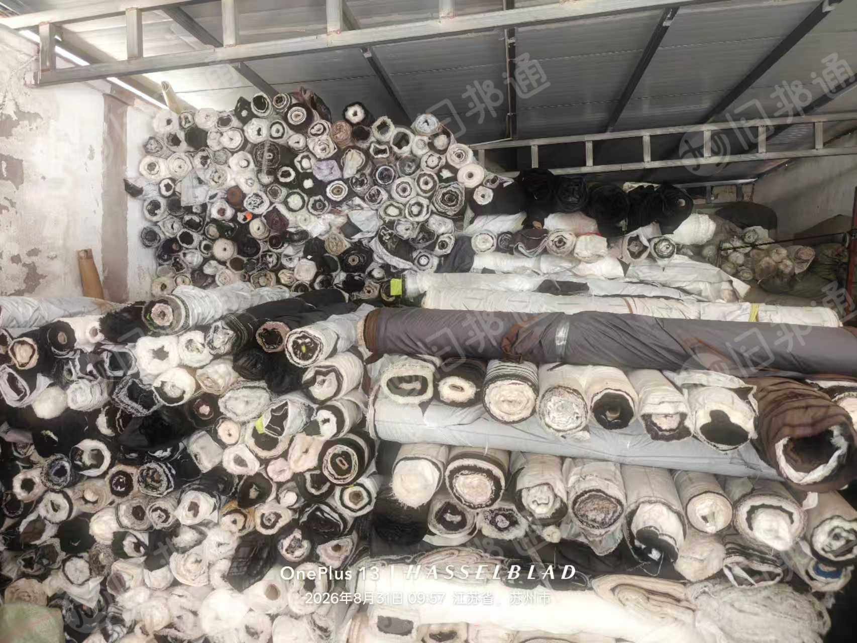 出售吹绒通道布（羽绒服内胆用），现货6*8一车，江苏苏州常熟