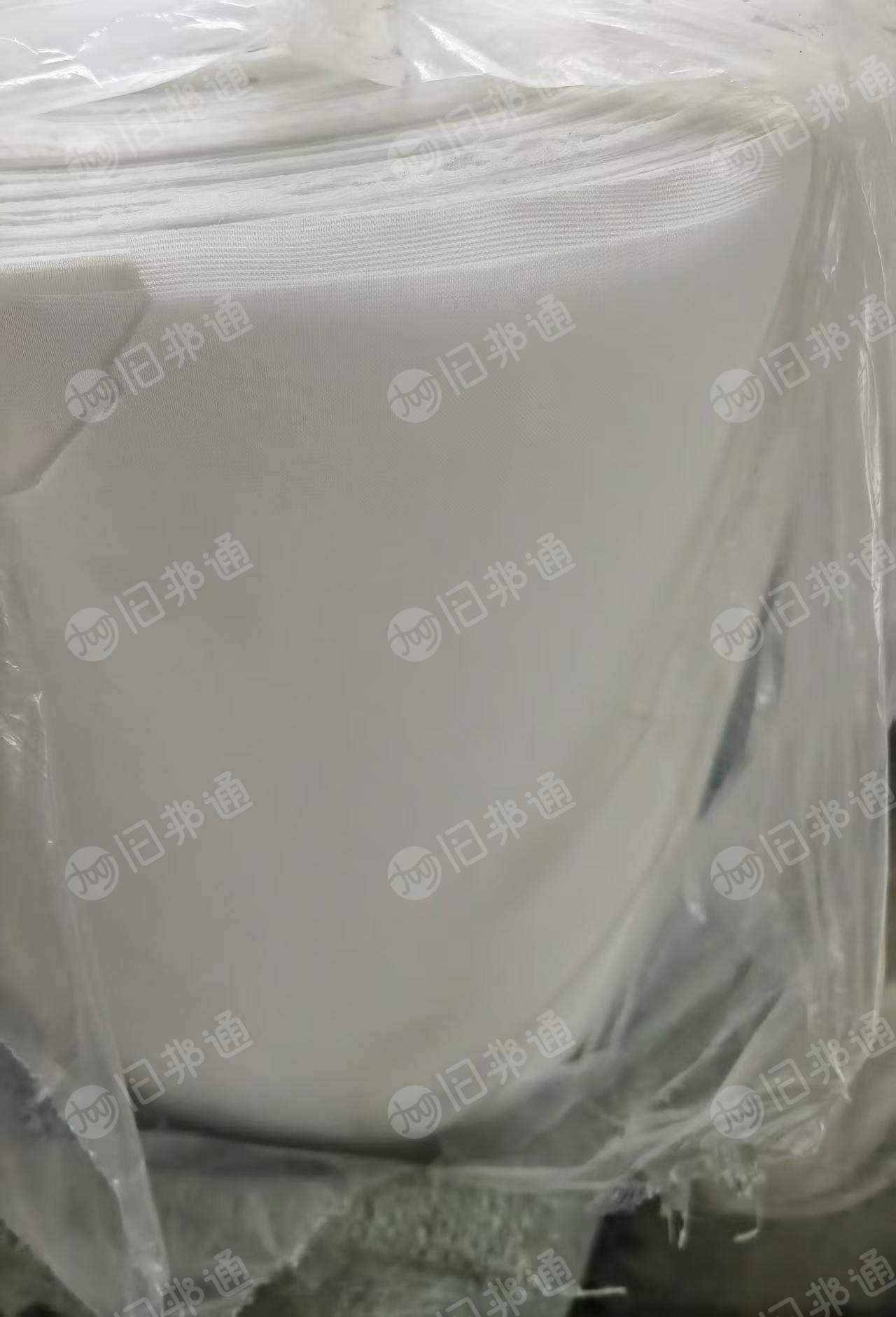 出售白色涤纶废布,定过型上过硬挺剂的,做过滤材料下来的,货在浙江台州