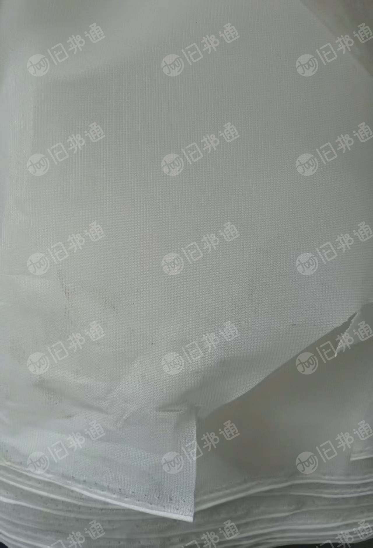 出售白色涤纶废布，定过型上过硬挺剂的，做过滤材料下来的，货在浙江台州