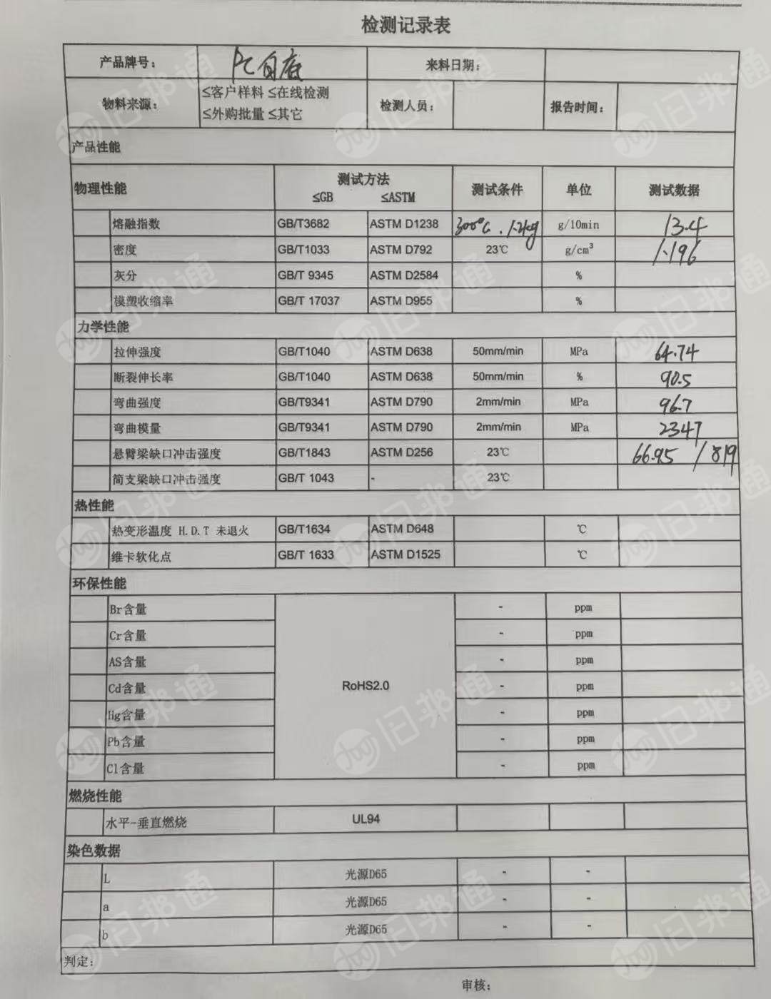长期出售PC新料，有白透跟蓝透PC颗粒