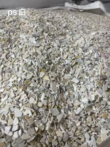 大量出售环保二白HIPS破碎料，过静电分选