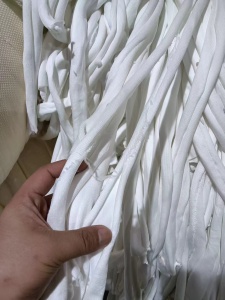 长期大量回收拉毛厂下来的白色氨纶废布，氨纶布，造粒用，厂在江苏泰州