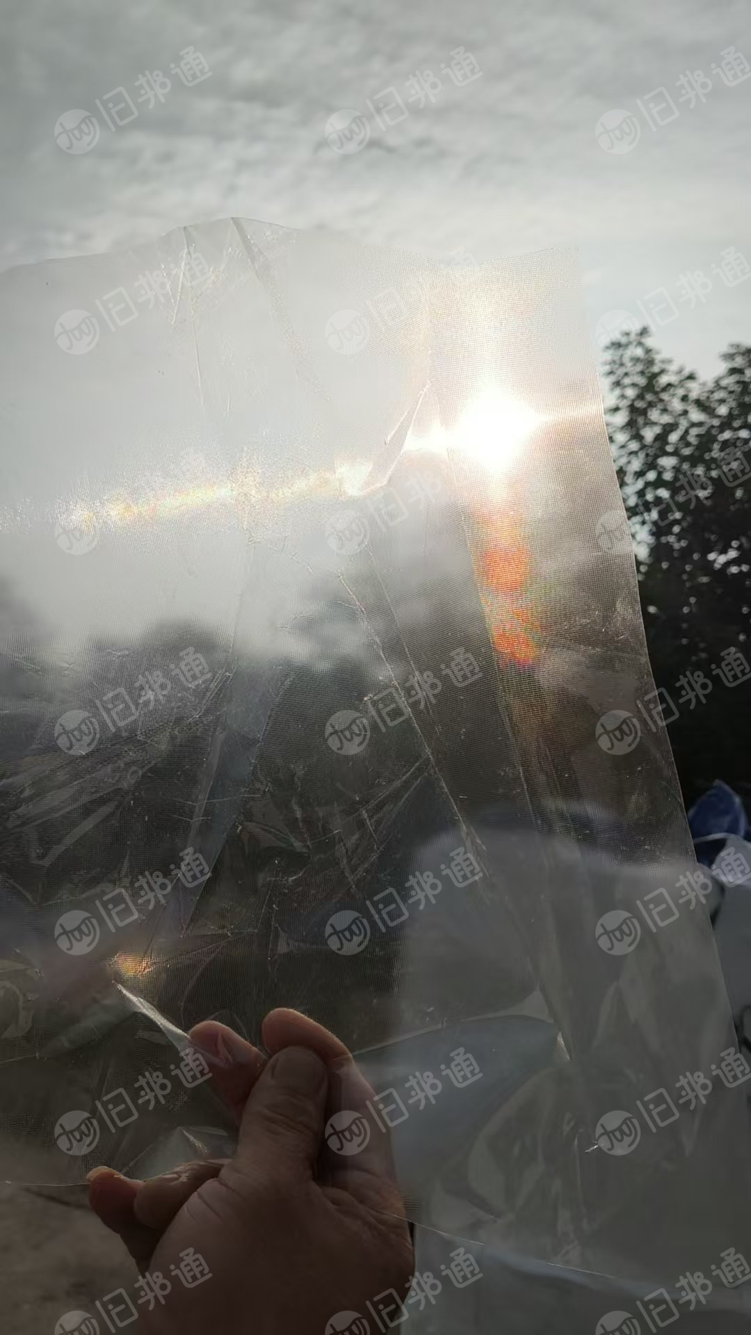 出售卷筒PET网格料，复了PE膜，每月50吨左右