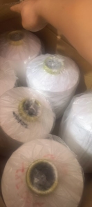 长期回收库存涤纶丝，150D96F中弹轻网双A级，生产领条用，每月收100多吨，厂在河南安阳