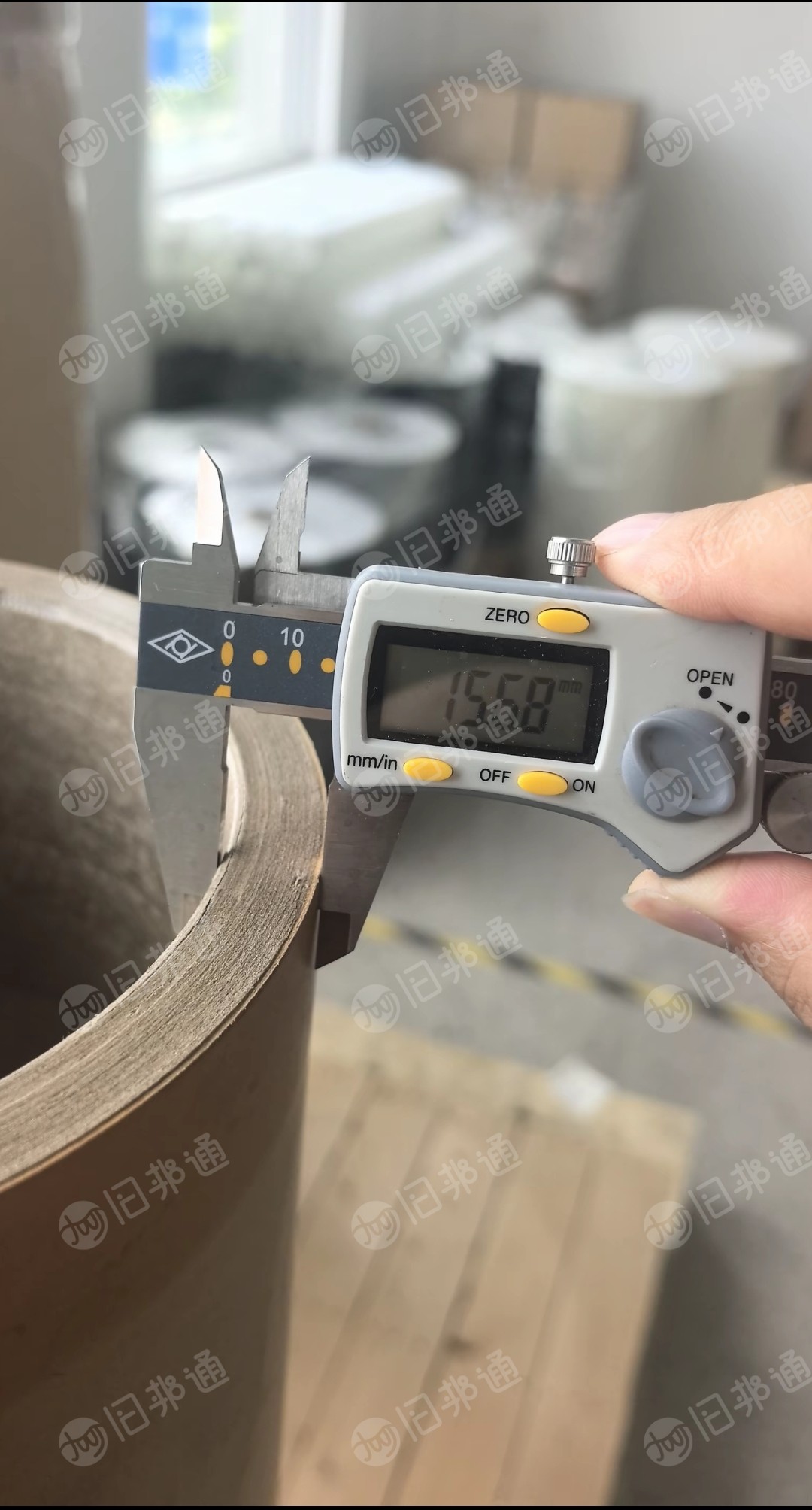 出售6寸二手纸管，厚度1.5cm，长度1.47米