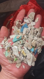 出售盐底PP破碎料，过材质机，静电机