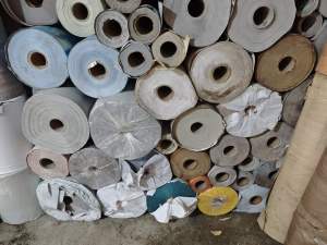 出售中性pvc墙纸壁纸卷筒料，6.8米一车