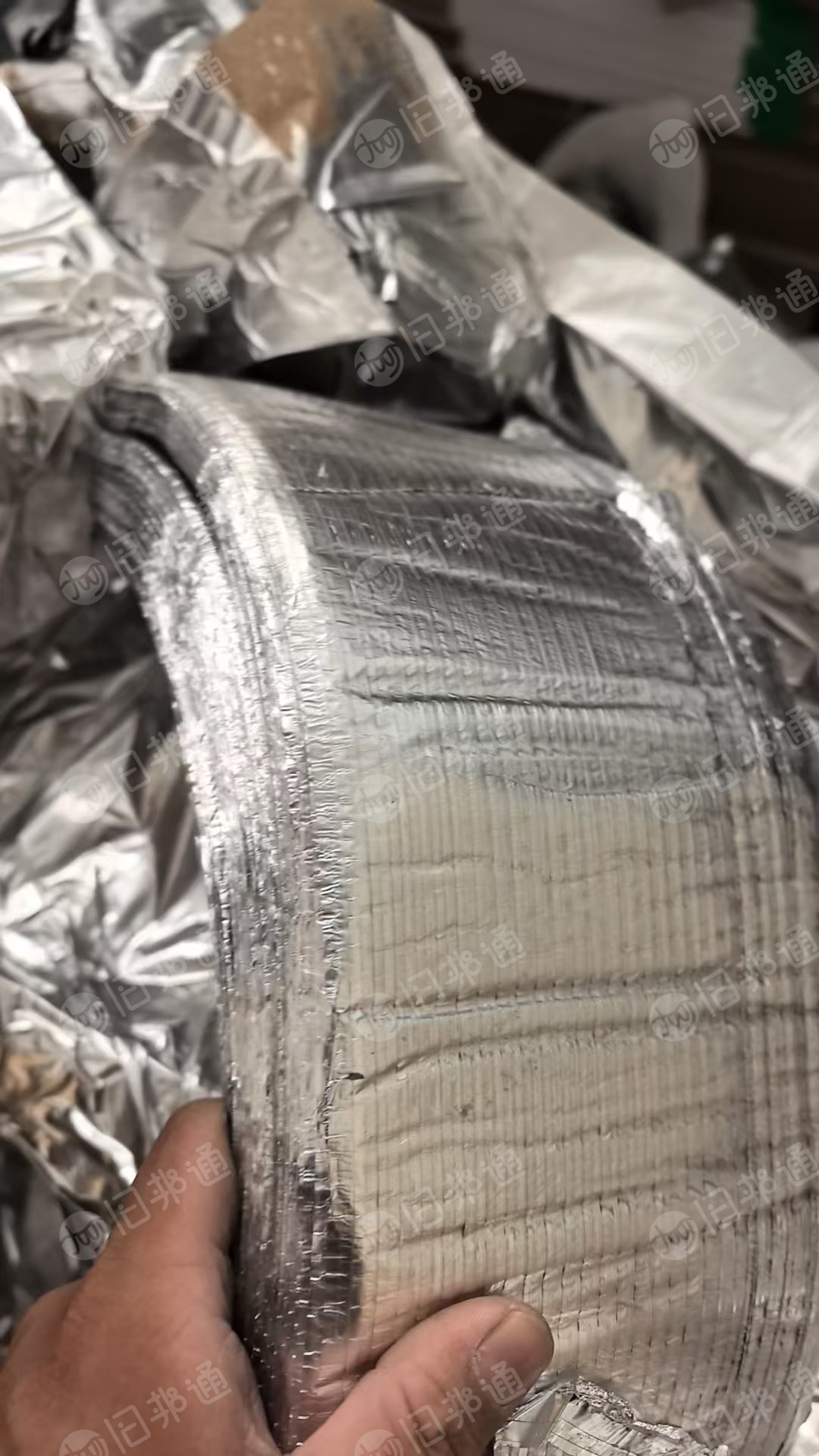 出售二次利用的铝箔卷材，现货8吨左右