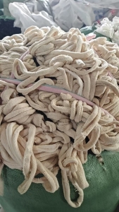 长期出售本白涤棉针织布毛圈，不含氨纶，没有漂染，80棉，每个月有20吨，货在江苏苏州